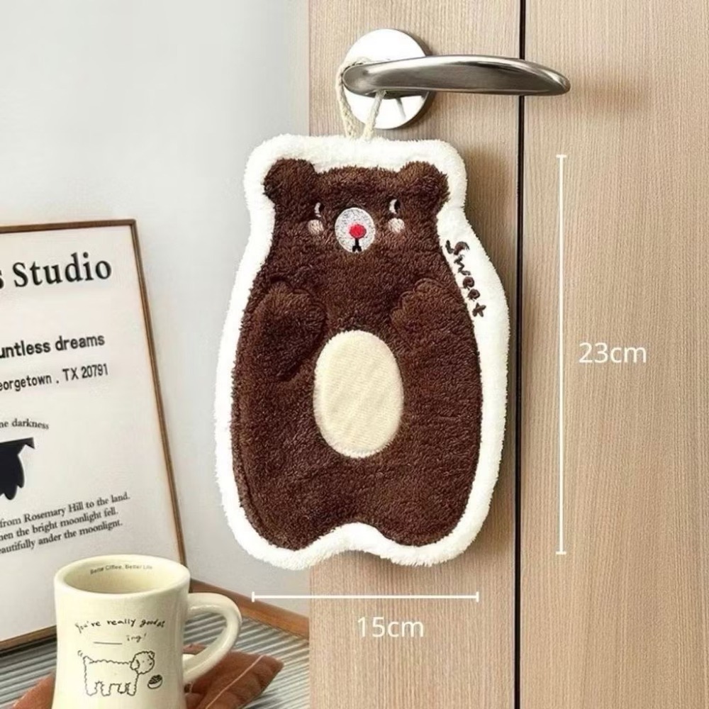 童話小熊【可掛式擦手巾】