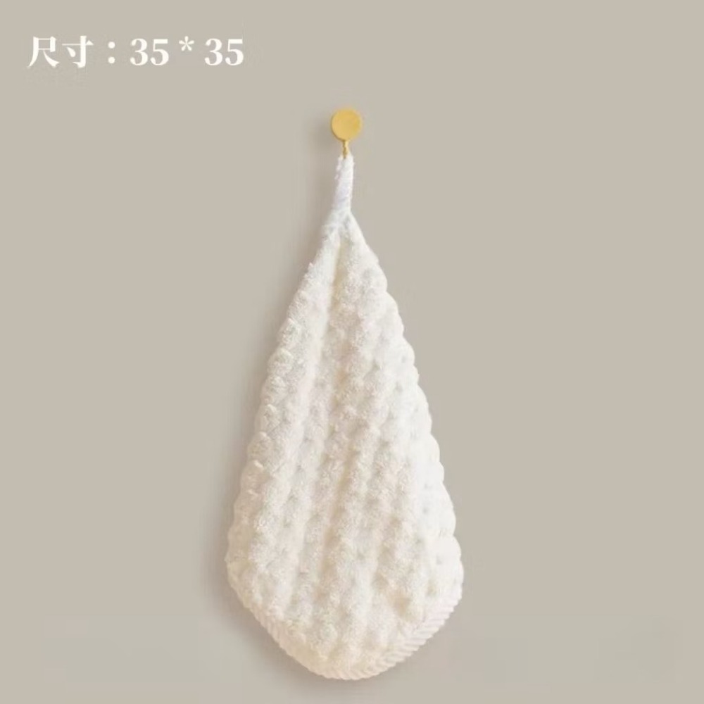 【生活市集】 蝴蝶結擦手巾 蝴蝶結可掛式擦手巾 擦手巾 小方巾 毛巾 珊瑚絨 吸水擦手巾 擦手布-規格圖11