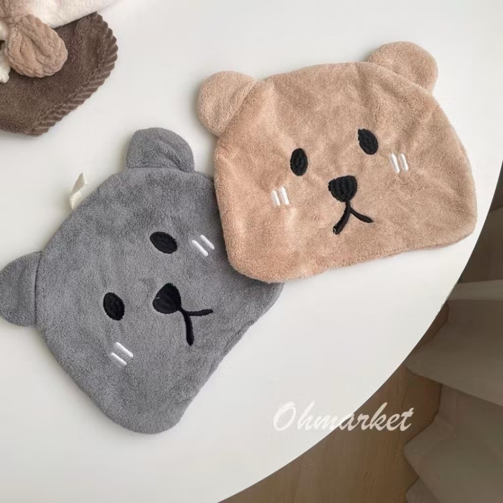 【生活市集】 蝴蝶結擦手巾 蝴蝶結可掛式擦手巾 擦手巾 小方巾 毛巾 珊瑚絨 吸水擦手巾 擦手布-規格圖11