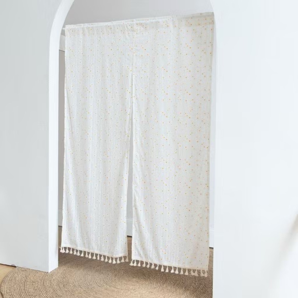 【生活市集】🔥贈門桿 日系棉麻門簾 雙開門簾 居家門簾 長門簾 廚房門簾 風水門簾 門廉 窗簾 廁所門簾浴室門-規格圖11