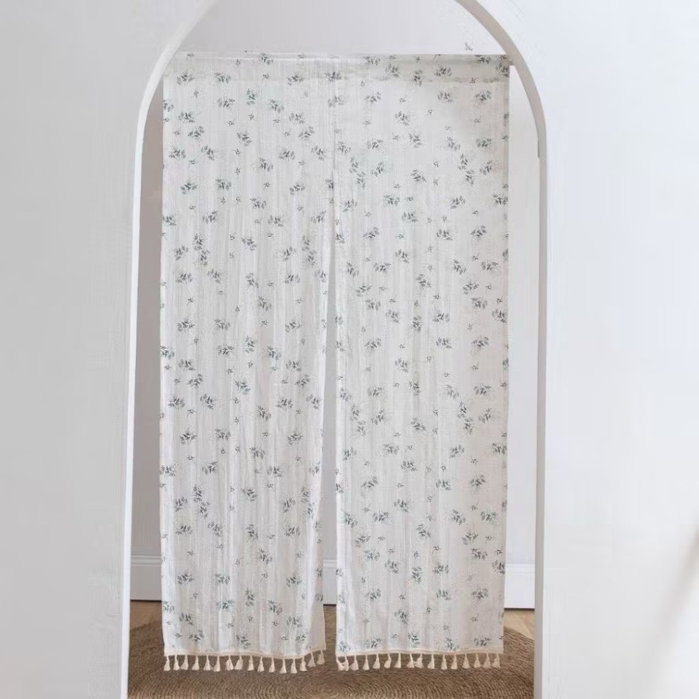 【生活市集】🔥贈門桿 日系棉麻門簾 雙開門簾 居家門簾 長門簾 廚房門簾 風水門簾 門廉 窗簾 廁所門簾浴室門-規格圖11