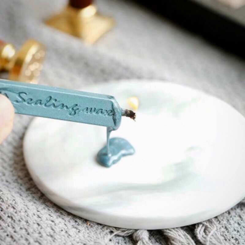 【生活市集】 火漆印章大理石紋印章墊 杯墊 火漆印章墊 陶瓷杯墊-細節圖3