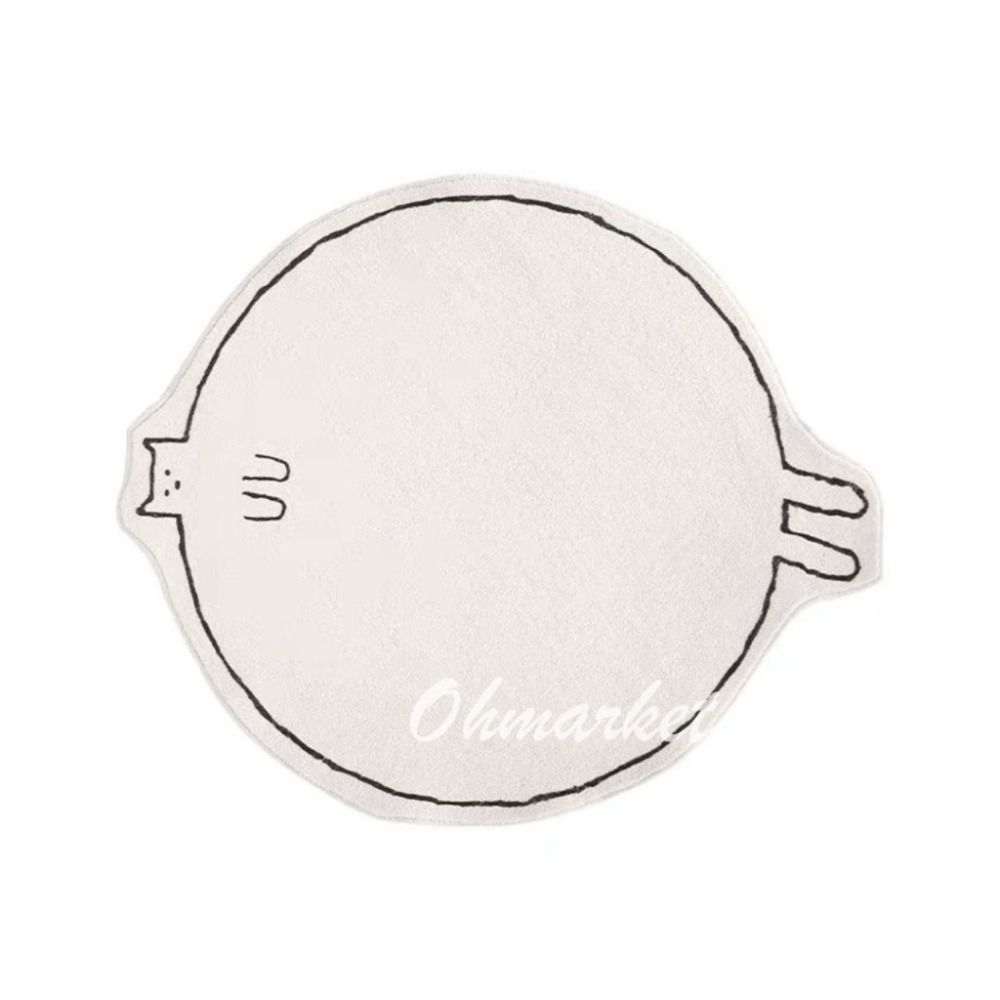 【生活市集】 憨憨貓 仿羊絨地毯 室內地墊 地毯 防滑地毯 吸水地毯 廁所地墊腳踏墊防滑地墊絨毛地毯浴室-細節圖8