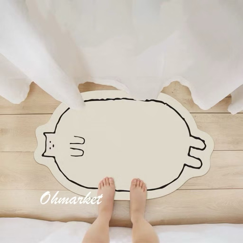 橢圓憨憨貓 40 x 60