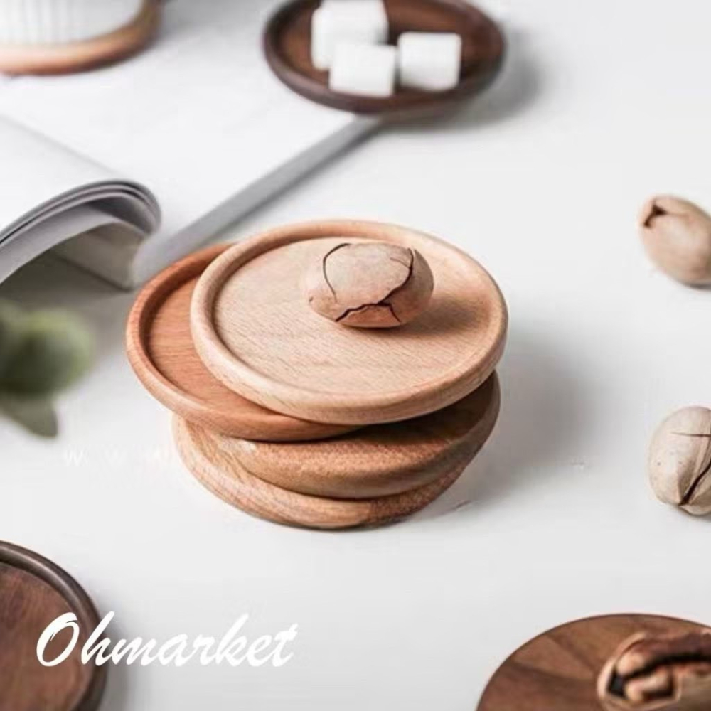 【生活市集】 原木隔熱杯墊 木製杯墊 木頭杯墊 下午茶杯墊實木杯墊隔熱墊馬克杯墊杯子水杯墊下午茶餐墊鍋墊-細節圖4