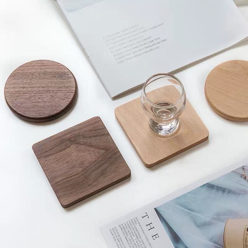 【生活市集】 原木隔熱杯墊 木製杯墊 木頭杯墊 下午茶杯墊實木杯墊隔熱墊馬克杯墊杯子水杯墊下午茶餐墊鍋墊-細節圖9