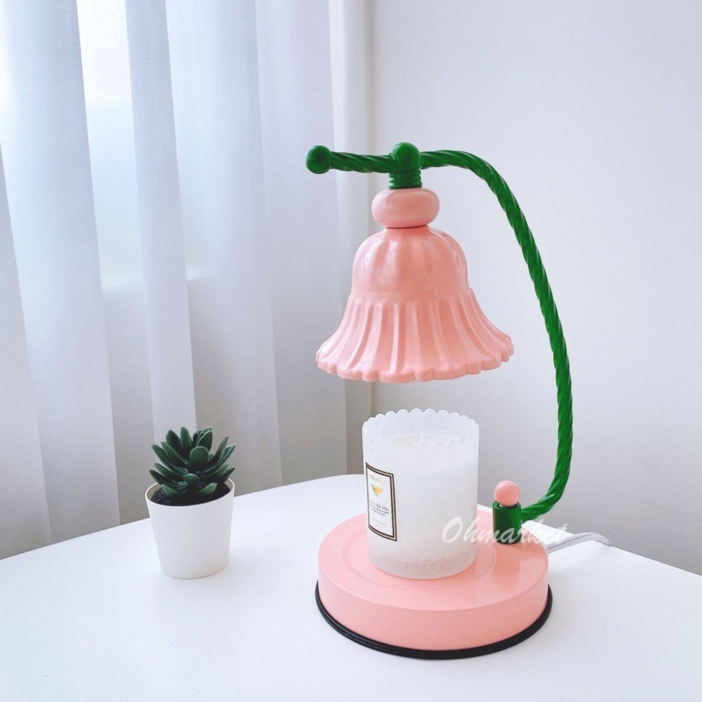 【生活市集】【送香氛蠟燭】小花融蠟燈 蠟燭燈 融燭燈 蠟燭暖燈 溶蠟燈 香氛燈 香氛蠟燭香氛暖燈交換禮-細節圖7