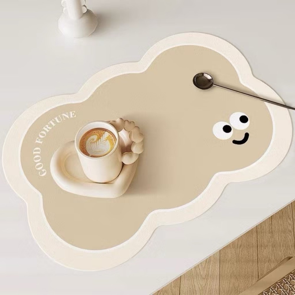 【生活市集】 奶茶色系 隔熱餐墊 防水餐墊 隔熱PU皮革易清洗皮革餐墊隔熱墊家用西餐餐盤墊北歐餐墊茶杯碗盤墊-規格圖9