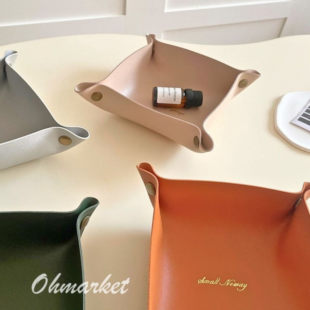 【生活市集】 北歐玄關收納盤 桌面收納 鑰匙收納 收納盒 雜物收納化妝品收納耳夾耳環收納盒玄關鑰匙收納鑰-細節圖6