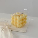 【生活市集】  韓系愛心方塊蠟燭 香氛蠟燭 香薰蠟燭 魔方蠟燭方塊蠟燭奶酪火山蠟燭拍照佈置造型蠟燭交換禮物-規格圖9