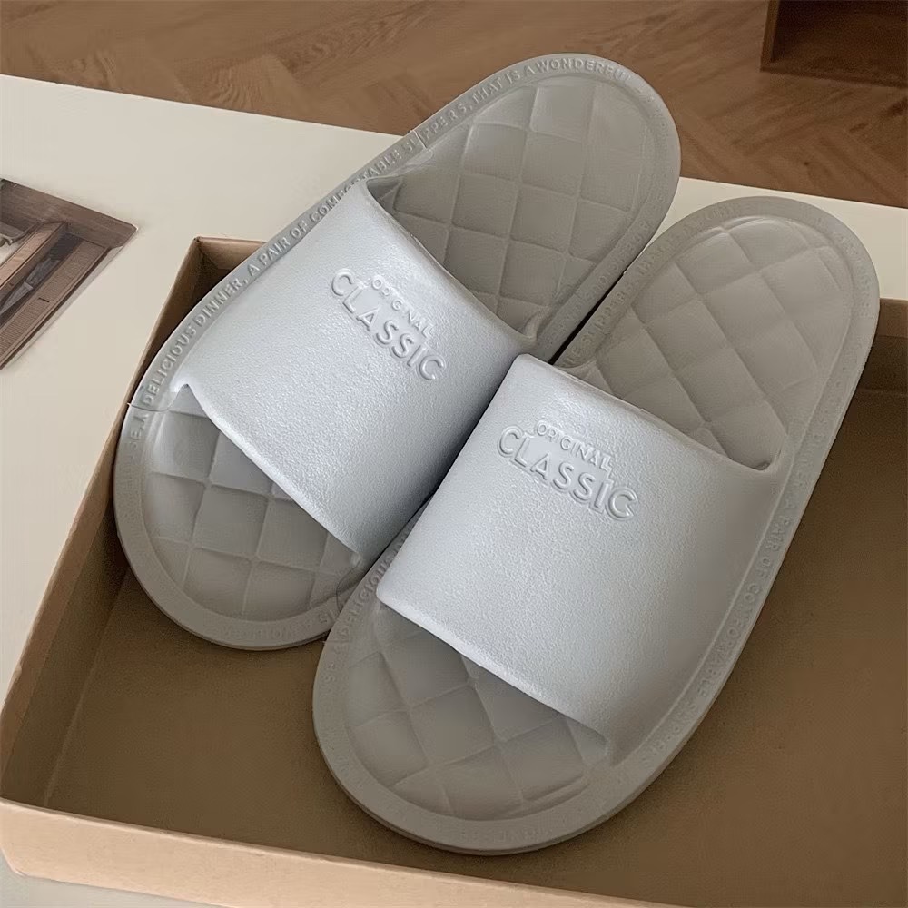 42-43 淺灰色【韓系居家防水拖鞋】