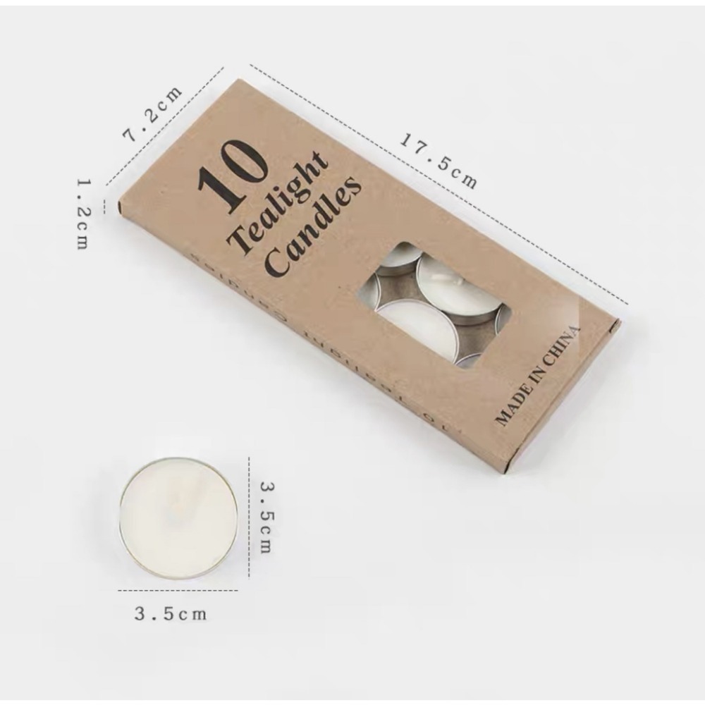 【生活市集】 小蠟燭 浪漫蠟燭 無煙蠟燭 溫茶蠟燭 氣氛營造道具 環保無毒蠟燭無香味蠟燭封蠟火漆蠟火漆白蠟-規格圖5