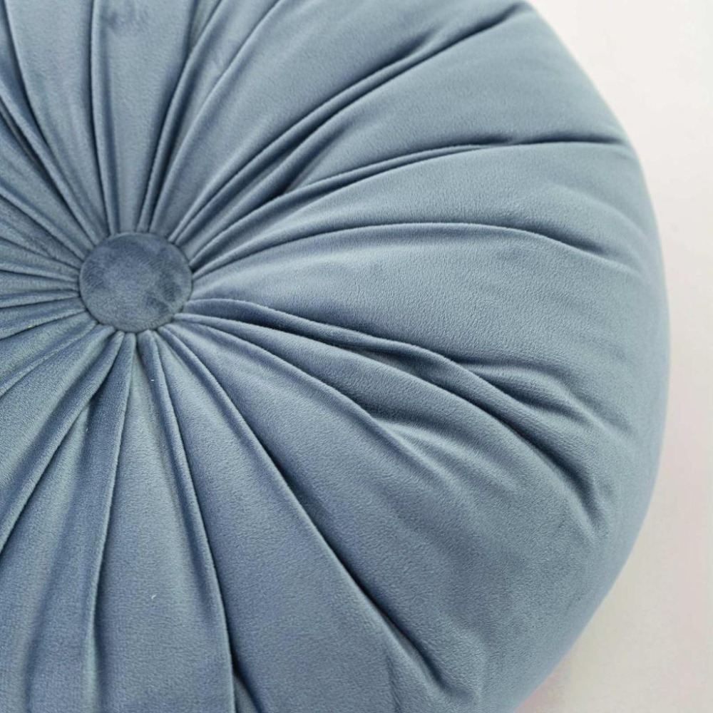 【生活市集】 加厚600g莫蘭迪素色蒲團坐墊 圓形純色坐墊 椅墊 布藝加厚坐墊 靠墊 椅墊輕奢榻榻米坐墊-細節圖9