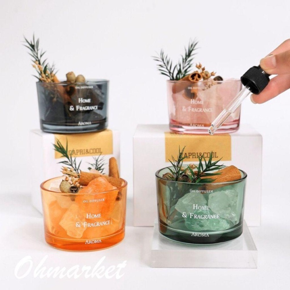 【生活市集】台灣現貨 水晶石無火香薰 水晶擴香石 擴香石禮盒 水晶擴香 擴香水晶 水晶香氛 擴香燈 五行水晶情人節禮物-細節圖6