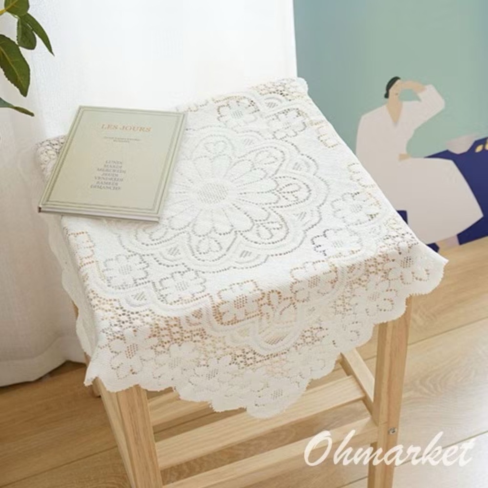 方 60 x 60【加厚蕾絲桌布】
