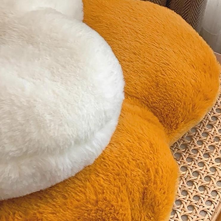 【生活市集】 小清新小花造型抱枕 可拆洗抱枕 抱枕套 坐墊沙發抱枕造型抱枕北歐抱枕兩用沙發靠墊枕頭套-細節圖9