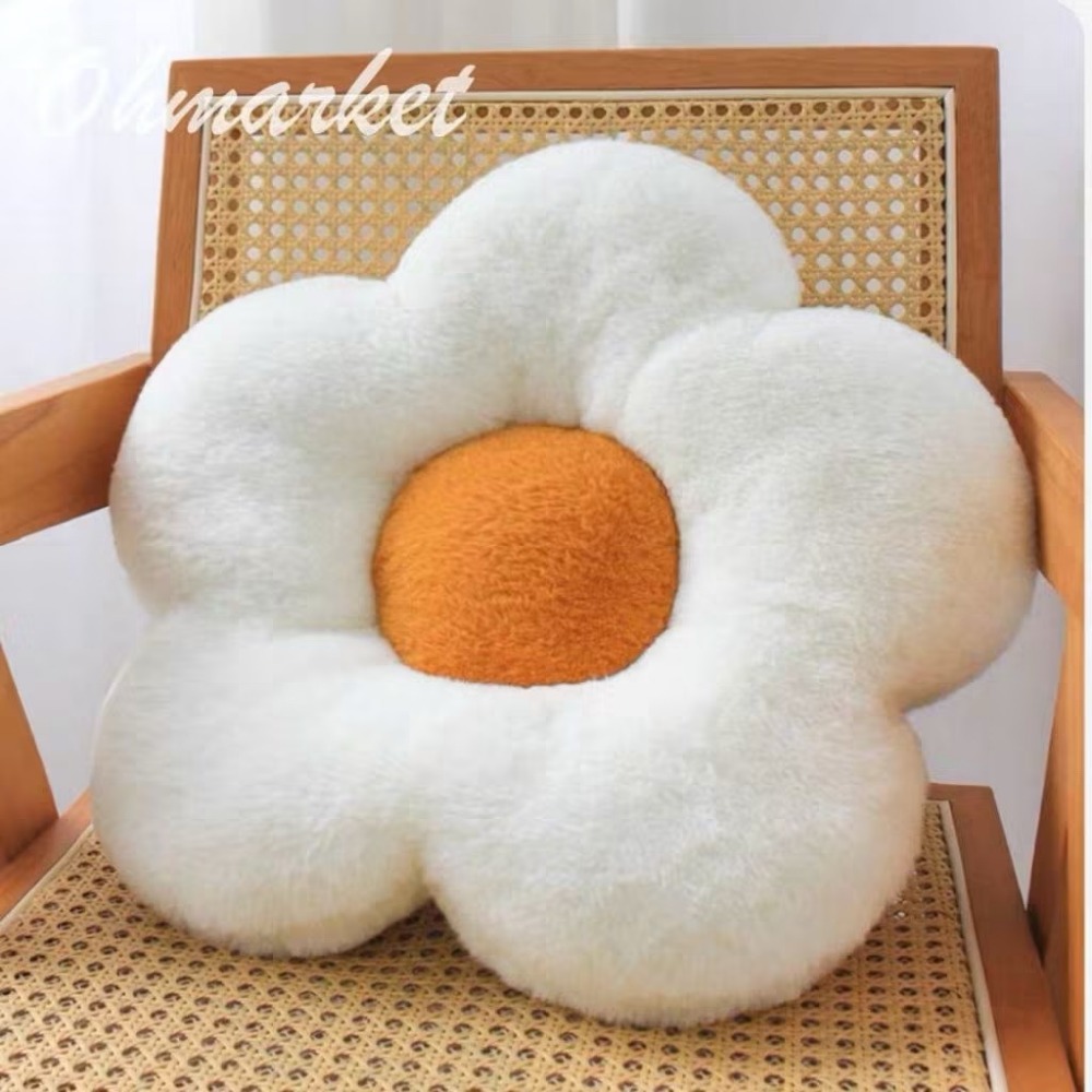 【生活市集】 小清新小花造型抱枕 可拆洗抱枕 抱枕套 坐墊沙發抱枕造型抱枕北歐抱枕兩用沙發靠墊枕頭套-規格圖9