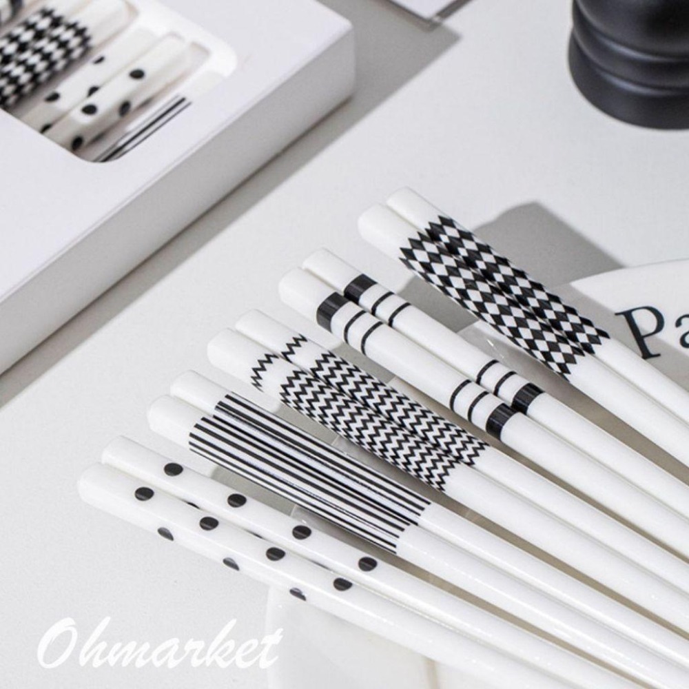 【生活市集】 北歐風陶瓷筷子 筷子餐具 湯匙湯勺 便攜餐具 西餐餐具 西餐具 餐筷 餐具 餐桌民宿咖啡廳餐具-細節圖6