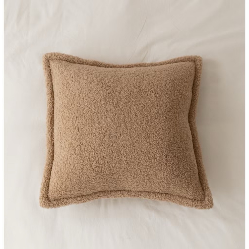 【生活市集】 暖色系羊羔絨抱枕套 可拆洗抱枕 抱枕套 抱枕 坐墊沙發抱枕造型抱枕北歐抱枕兩用沙發枕頭套-規格圖8