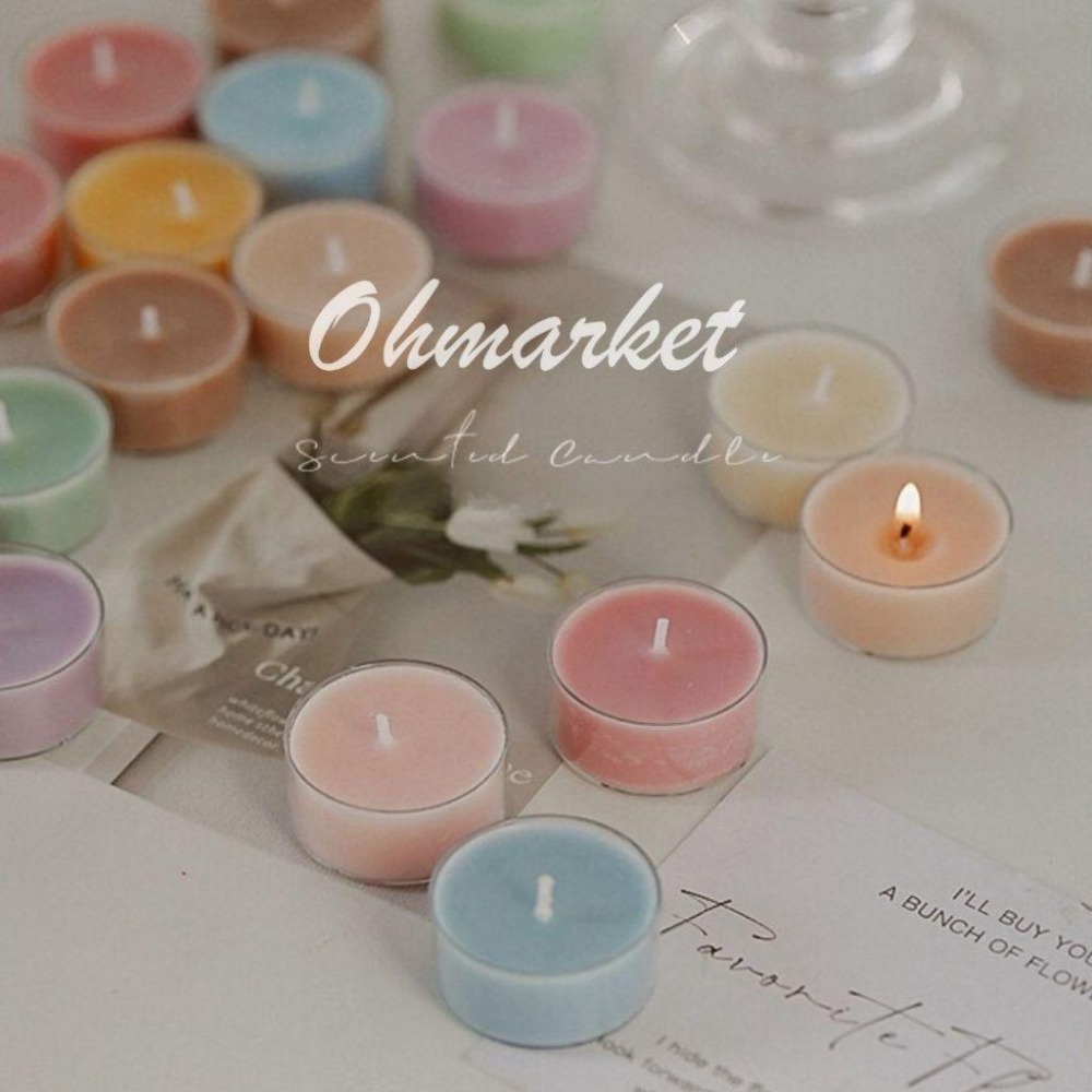 【生活市集】 馬卡龍香氛小茶蠟 香氛蠟燭 香薰蠟燭 小茶蠟 小蠟燭 求婚蠟燭告白蠟燭造型蠟燭派對佈置場地佈置-細節圖6