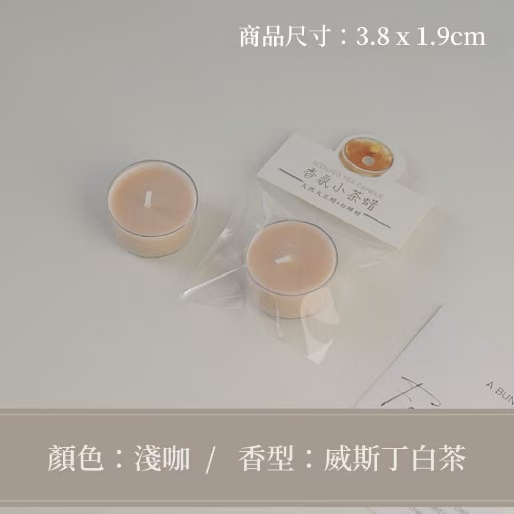 淺咖 / 威斯丁白茶【馬卡龍小茶蠟】