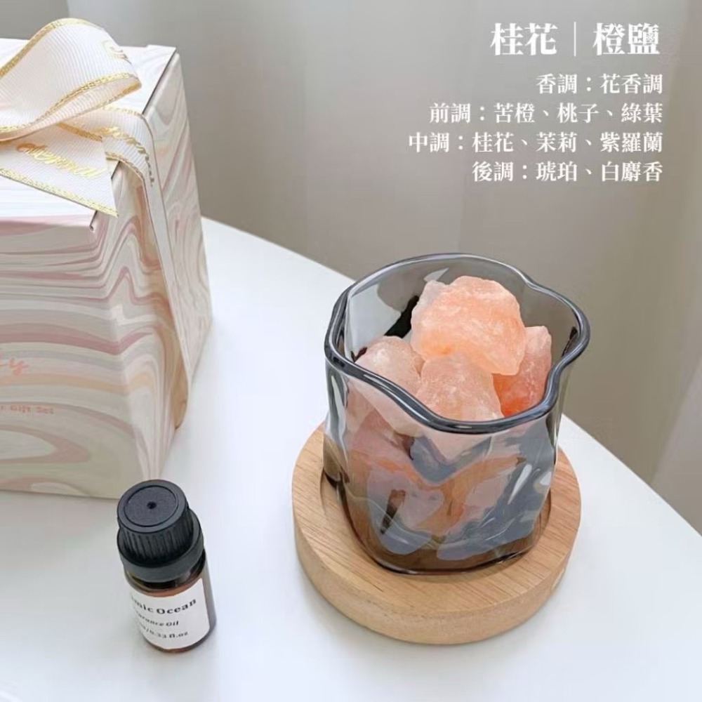 【生活市集】 充電燈座 香薰精油擴香石 無火香氛晶石  無火香薰擴香水晶石 夜光水晶精油擴香石-規格圖11
