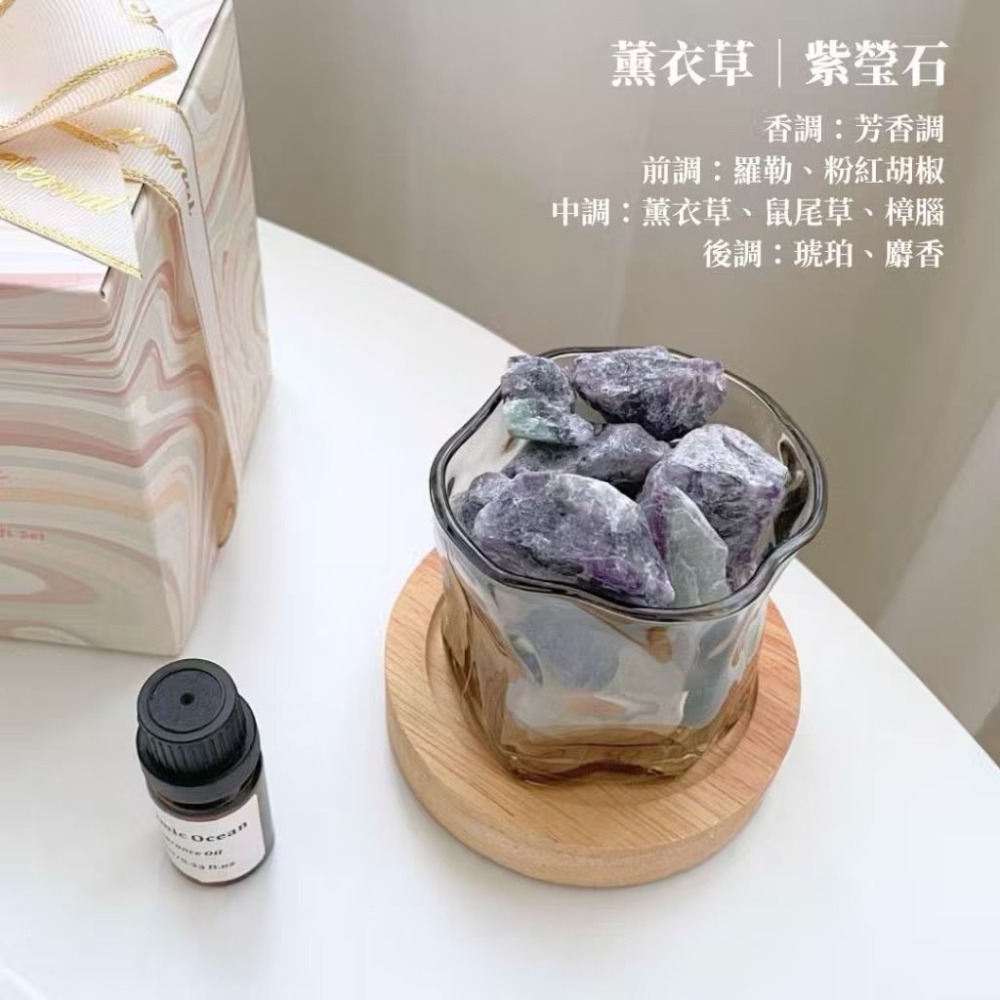 【生活市集】 充電燈座 香薰精油擴香石 無火香氛晶石  無火香薰擴香水晶石 夜光水晶精油擴香石-規格圖11