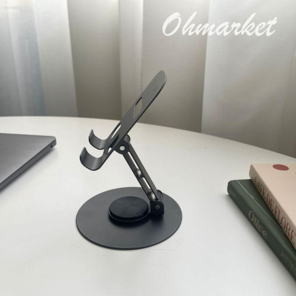 【生活市集】 韓系可折疊金屬支架 手機座 鋁合金筆電支架 摺疊筆電架 電腦架 筆電散熱架 筆電散熱折疊筆電架-細節圖6