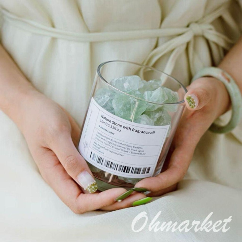 【生活市集】台灣現貨 無火水晶石香薰 水晶擴香石 擴香石禮盒 水晶擴香 擴香水晶 水晶香氛 擴香燈五行水晶情人節禮物-細節圖5