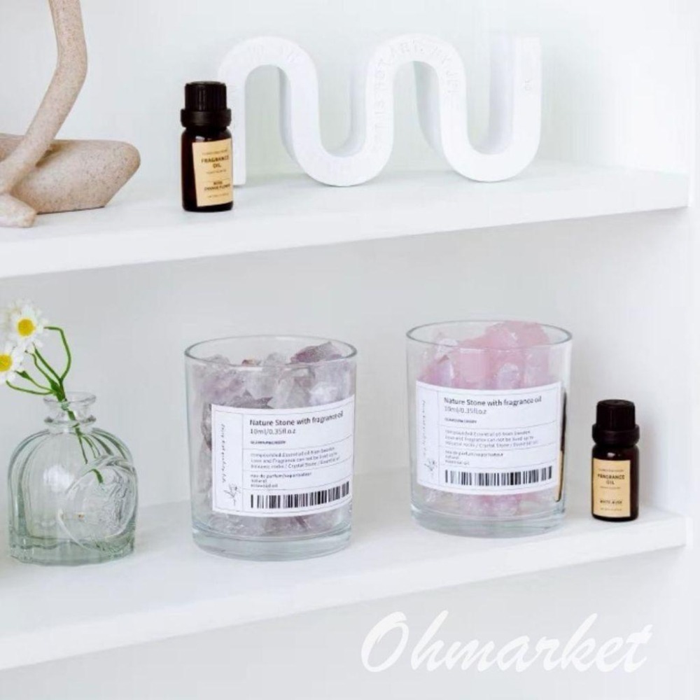 【生活市集】台灣現貨 無火水晶石香薰 水晶擴香石 擴香石禮盒 水晶擴香 擴香水晶 水晶香氛 擴香燈五行水晶情人節禮物-細節圖6