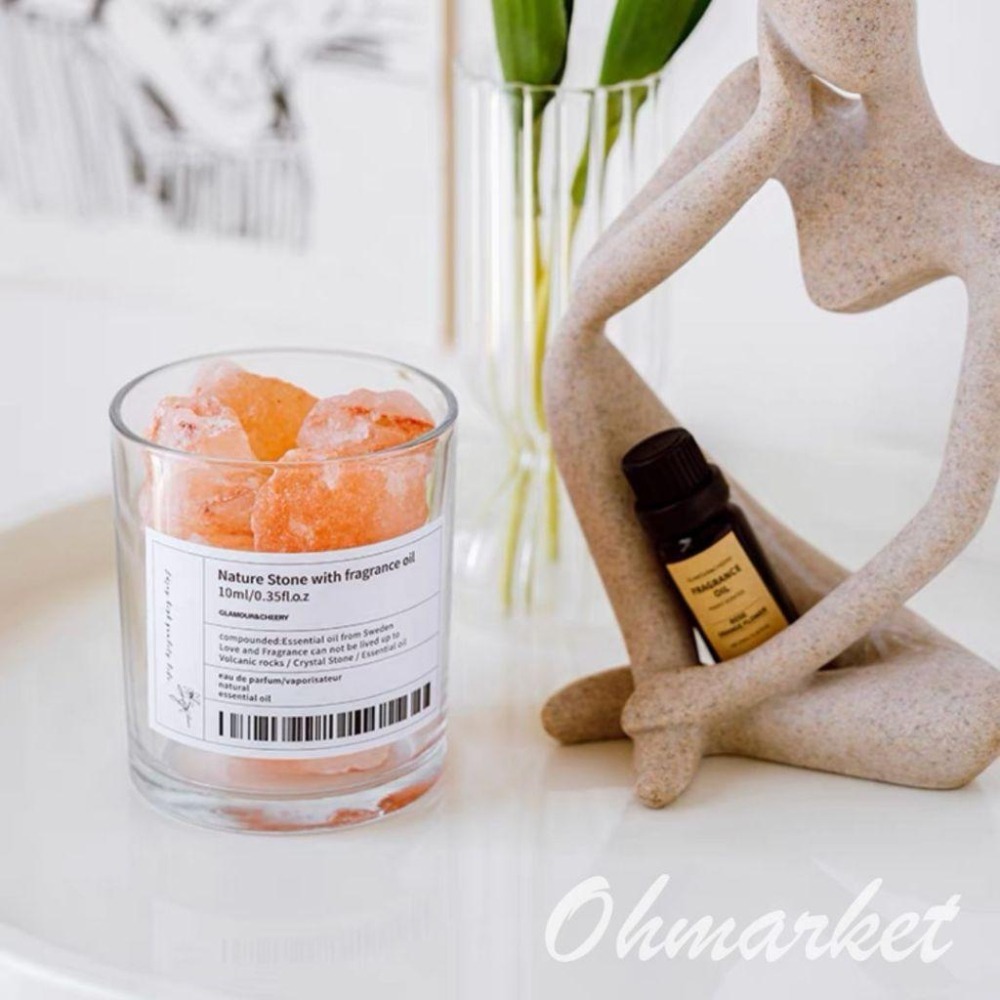 【生活市集】台灣現貨 無火水晶石香薰 水晶擴香石 擴香石禮盒 水晶擴香 擴香水晶 水晶香氛 擴香燈五行水晶情人節禮物-細節圖8