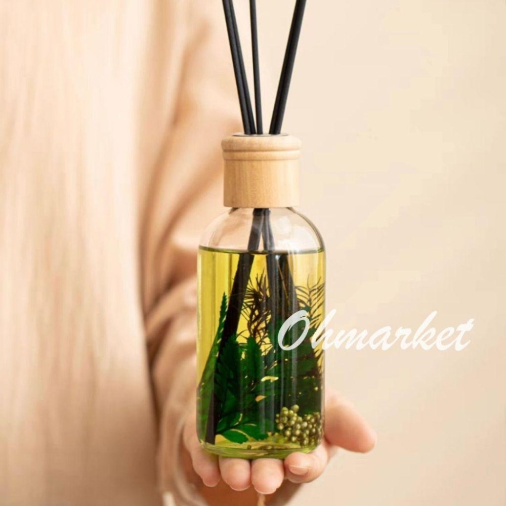 【生活市集】 韓系花香薰擴香瓶 無火香薰 香氛擴香瓶 藤條 乾燥花擴香瓶擴香棒瓶薰香室內擴香環境除臭-細節圖5