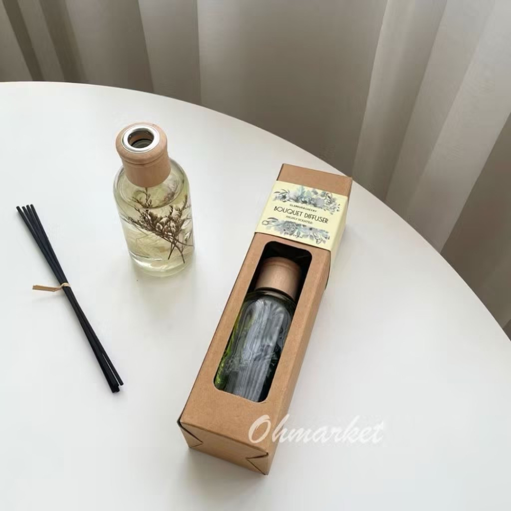 【生活市集】 韓系花香薰擴香瓶 無火香薰 香氛擴香瓶 藤條 乾燥花擴香瓶擴香棒瓶薰香室內擴香環境除臭-細節圖9