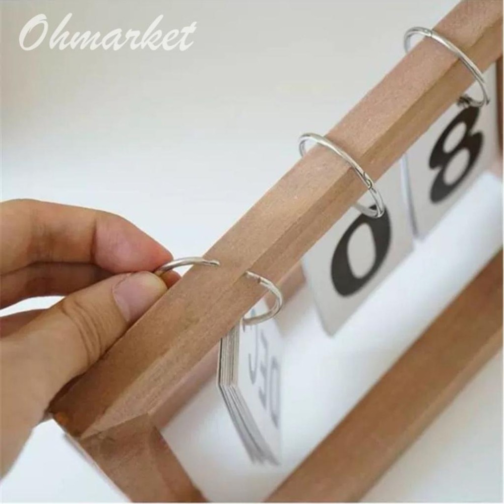 【生活市集】 原木翻頁桌曆 檯曆 翻頁日曆 檯曆 日曆 萬年曆 桌曆 月曆 桌面日曆-細節圖3