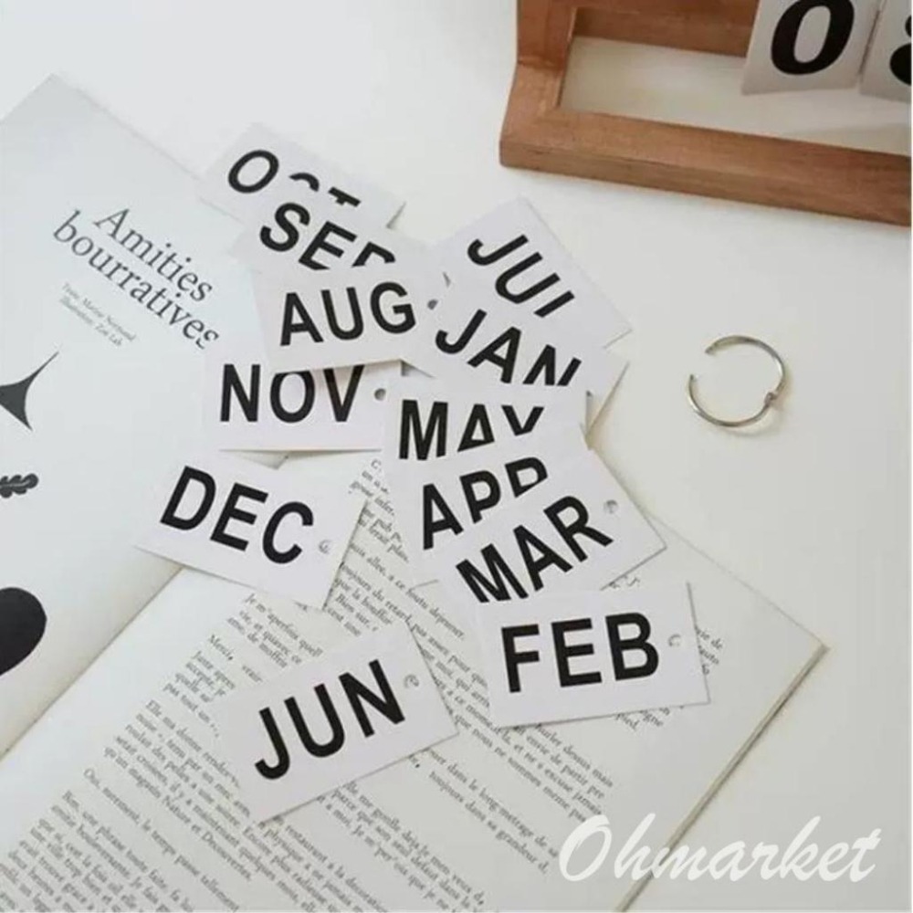 【生活市集】 原木翻頁桌曆 檯曆 翻頁日曆 檯曆 日曆 萬年曆 桌曆 月曆 桌面日曆-細節圖5