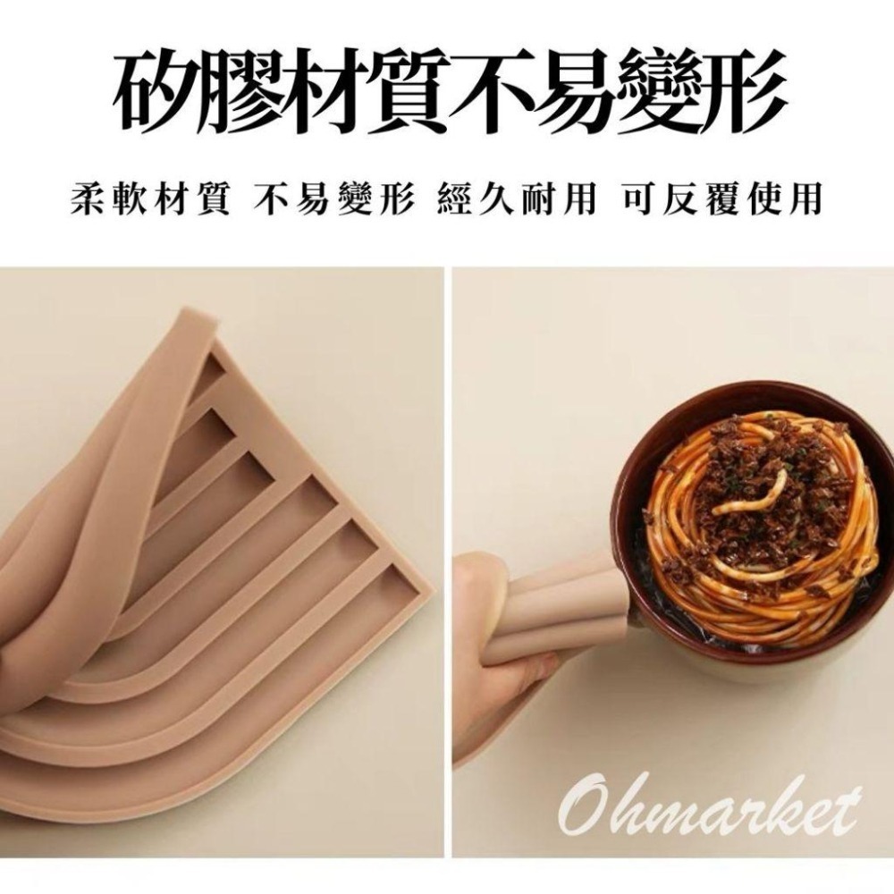 【生活市集】 半月矽膠隔熱墊 隔熱墊 彩虹隔熱墊 廚房隔熱墊 鍋子隔熱墊 耐高溫桌面隔熱墊 餐墊北歐風硅膠餐墊-細節圖4
