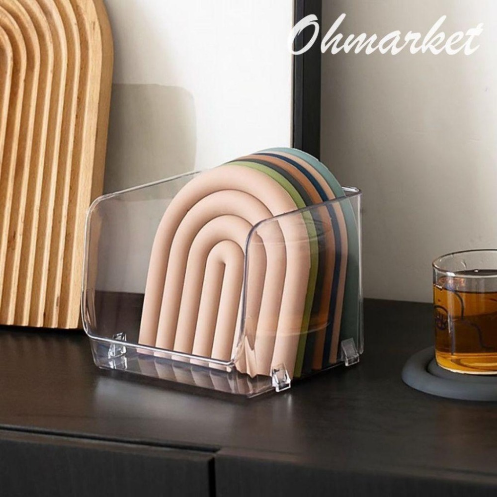 【生活市集】 半月矽膠隔熱墊 隔熱墊 彩虹隔熱墊 廚房隔熱墊 鍋子隔熱墊 耐高溫桌面隔熱墊 餐墊北歐風硅膠餐墊-細節圖6