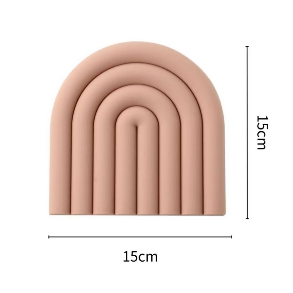 藕粉【半月矽膠隔熱墊】