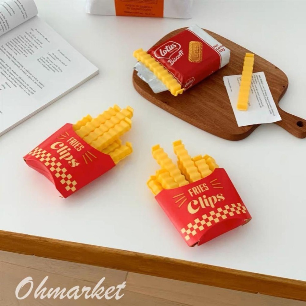【生活市集】 薯條封口夾 薯條盒封口夾 造型封口夾 廚房收納 薯條密封夾 零食收納 密封夾 收納 封口 設計-細節圖2