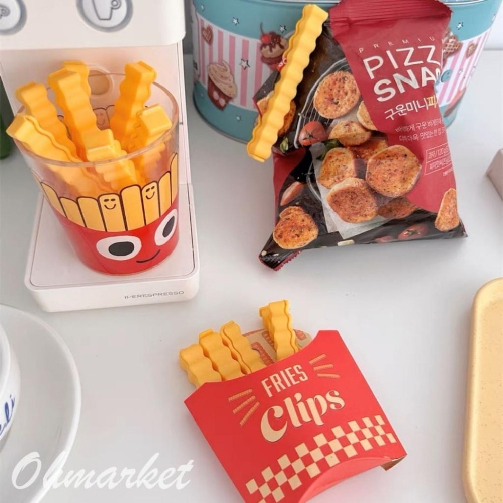 【生活市集】 薯條封口夾 薯條盒封口夾 造型封口夾 廚房收納 薯條密封夾 零食收納 密封夾 收納 封口 設計-細節圖8