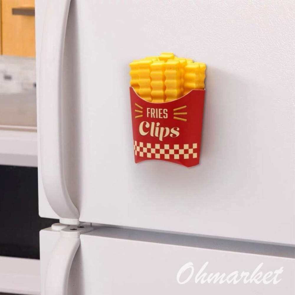 【生活市集】 薯條封口夾 薯條盒封口夾 造型封口夾 廚房收納 薯條密封夾 零食收納 密封夾 收納 封口 設計-細節圖9
