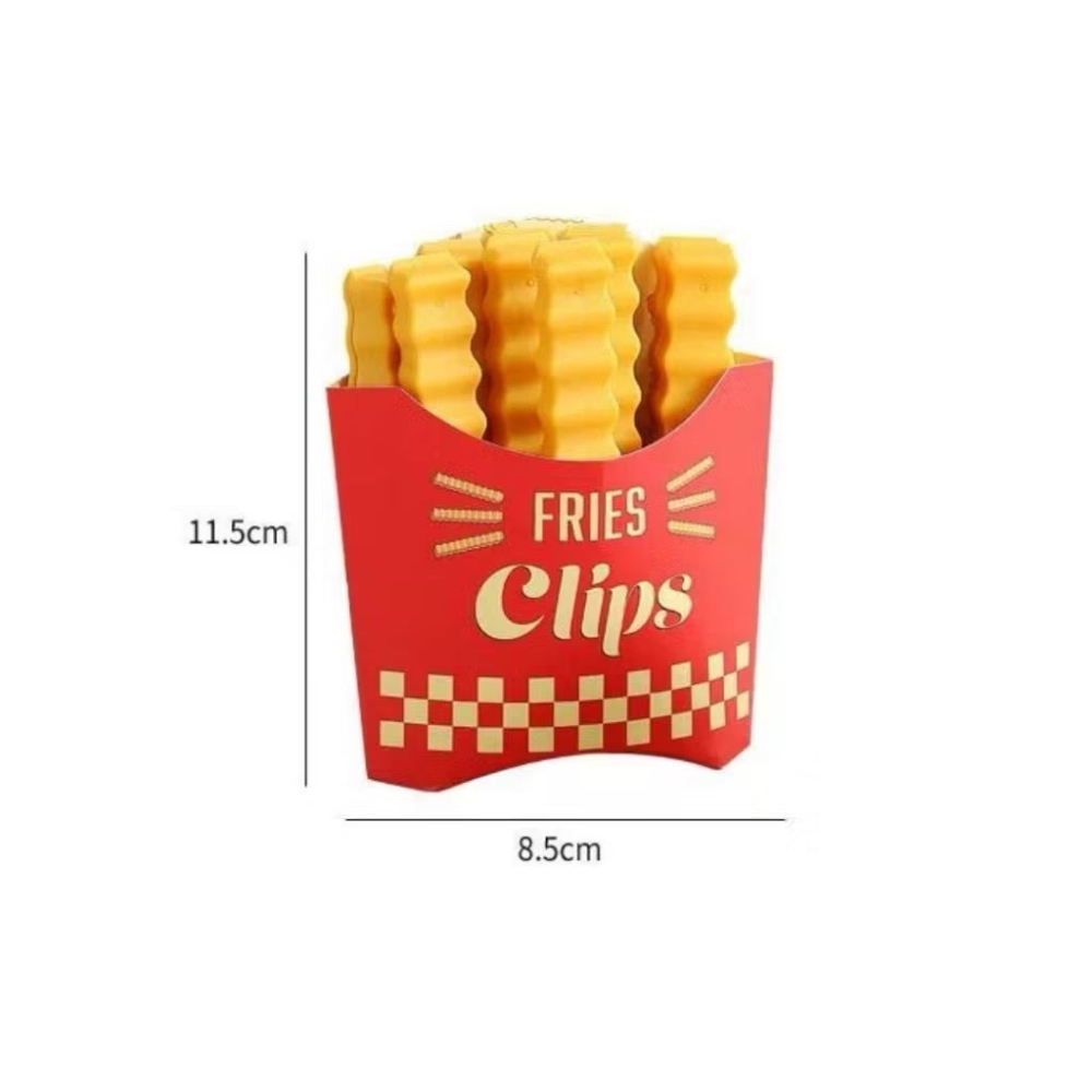 【生活市集】 薯條封口夾 薯條盒封口夾 造型封口夾 廚房收納 薯條密封夾 零食收納 密封夾 收納 封口 設計-細節圖10