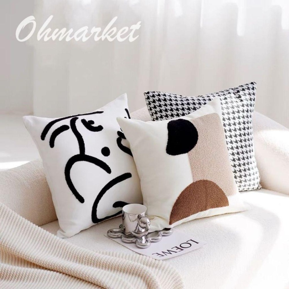 【生活市集】 北歐印象沙發抱枕 可拆洗抱枕 抱枕套 坐墊沙發抱枕造型抱枕北歐抱枕兩用沙發靠墊枕頭套-細節圖7