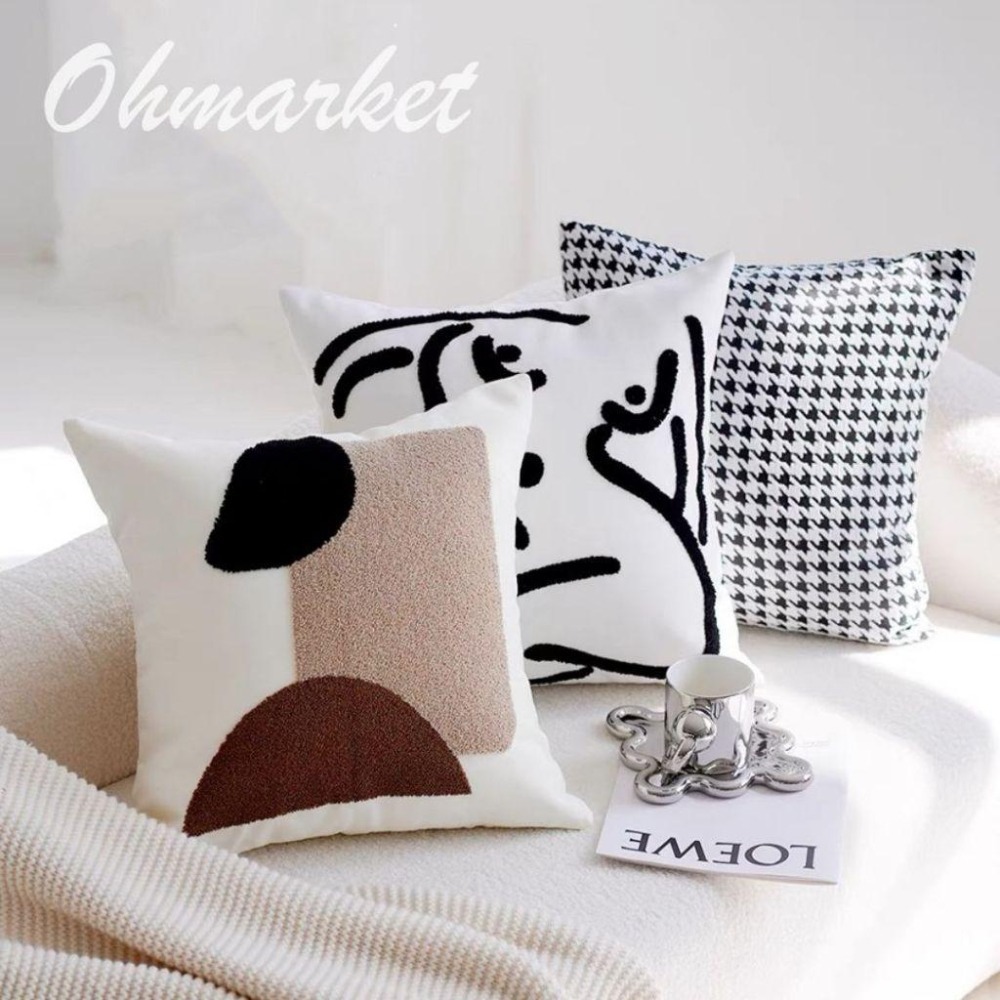 【生活市集】 北歐印象沙發抱枕 可拆洗抱枕 抱枕套 坐墊沙發抱枕造型抱枕北歐抱枕兩用沙發靠墊枕頭套-細節圖8