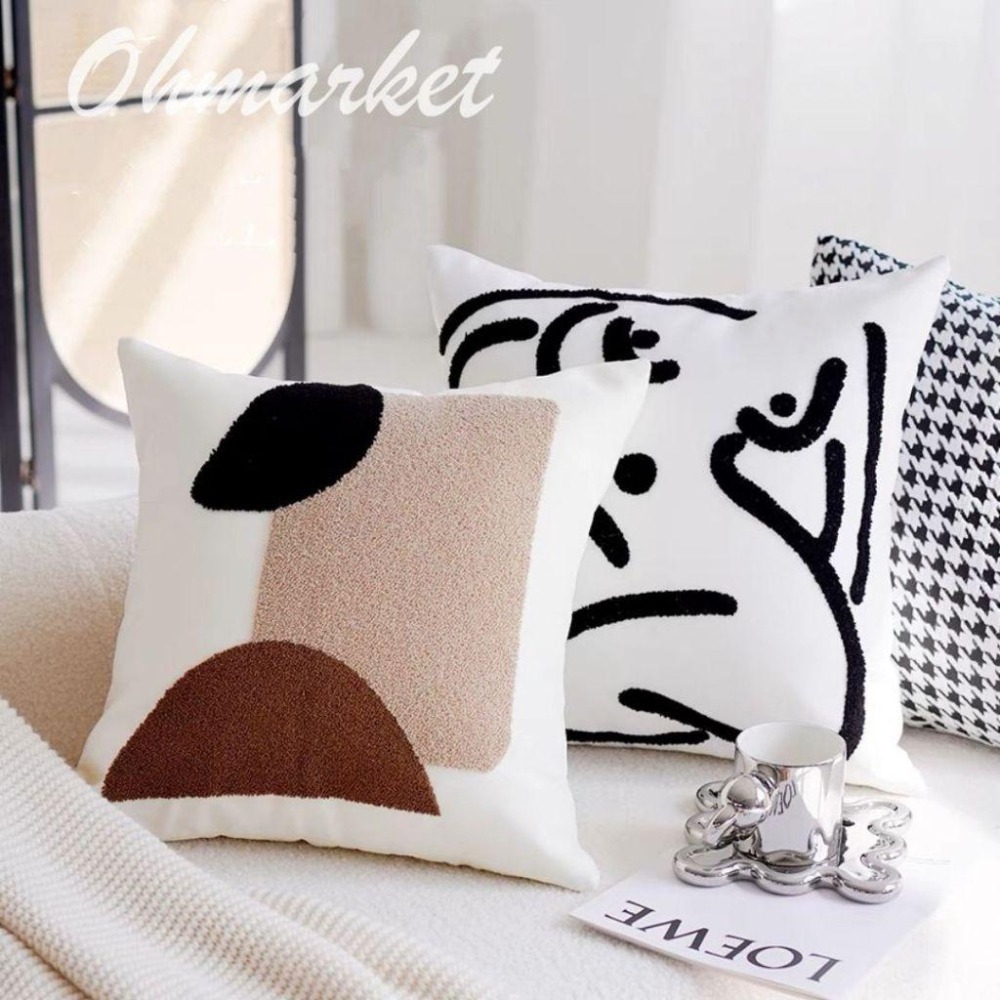 【生活市集】 北歐印象沙發抱枕 可拆洗抱枕 抱枕套 坐墊沙發抱枕造型抱枕北歐抱枕兩用沙發靠墊枕頭套-細節圖9