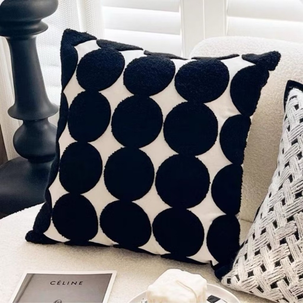 黑圓舞【 北歐抽象系列 45x45】