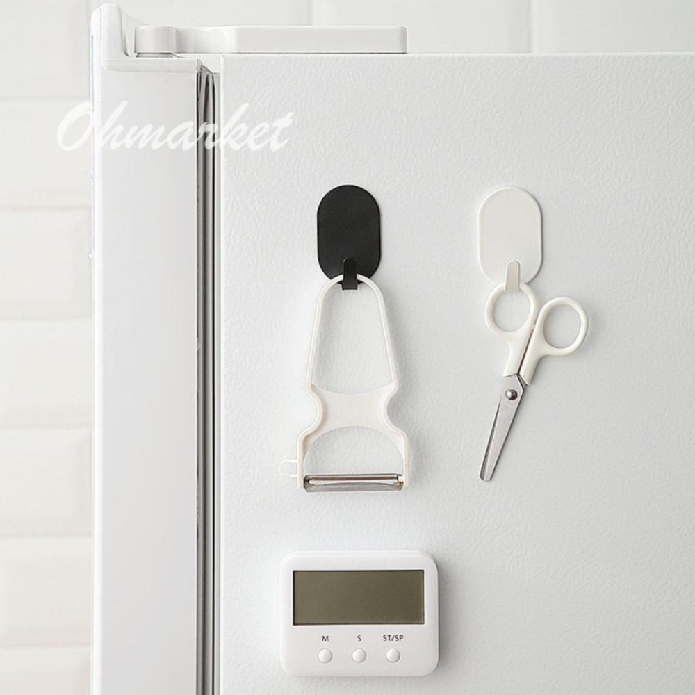 【生活市集】 素色鐵製壁掛鉤 附3M貼片 免打孔 掛勾 衣帽架 掛鉤架 掛衣鉤 鑰匙鉤 金屬掛鉤 玄關掛鉤 浴室-細節圖4