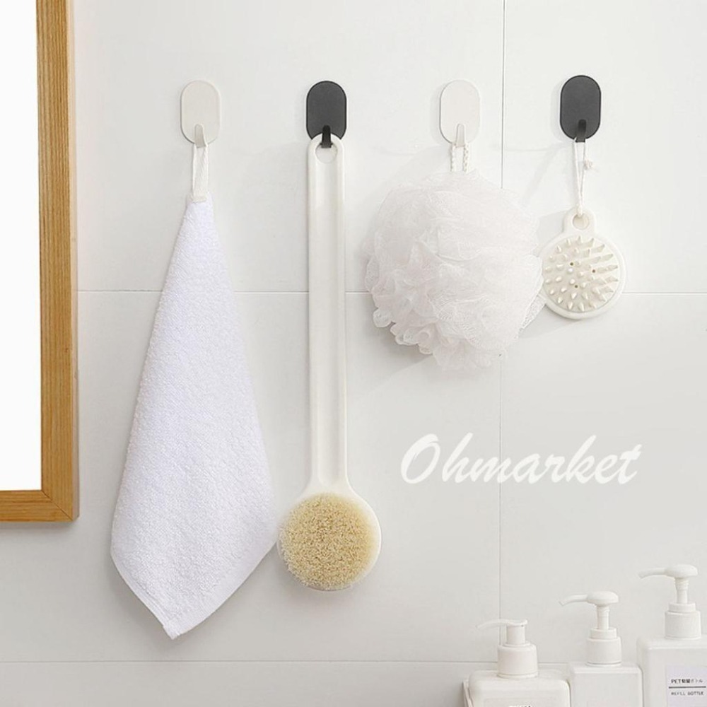 【生活市集】 素色鐵製壁掛鉤 附3M貼片 免打孔 掛勾 衣帽架 掛鉤架 掛衣鉤 鑰匙鉤 金屬掛鉤 玄關掛鉤 浴室-細節圖5