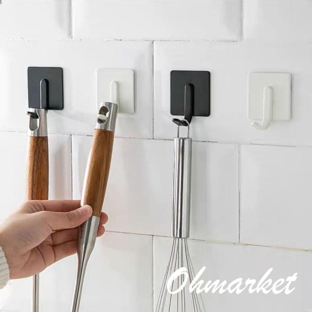 【生活市集】 素色鐵製壁掛鉤 附3M貼片 免打孔 掛勾 衣帽架 掛鉤架 掛衣鉤 鑰匙鉤 金屬掛鉤 玄關掛鉤 浴室-細節圖6