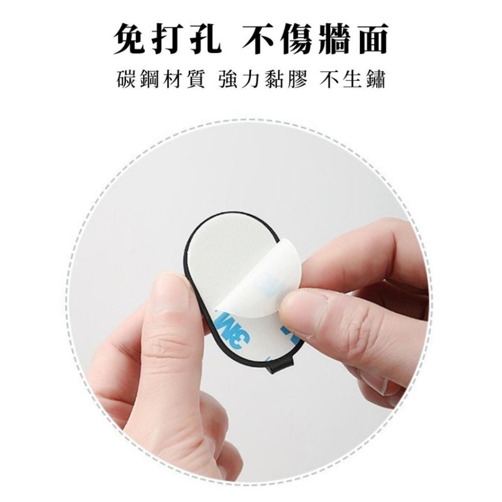 【生活市集】 素色鐵製壁掛鉤 附3M貼片 免打孔 掛勾 衣帽架 掛鉤架 掛衣鉤 鑰匙鉤 金屬掛鉤 玄關掛鉤 浴室-細節圖7